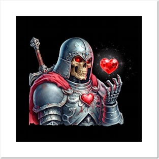 Skeleton Knight Finds Love Posters and Art